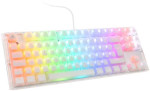 Ducky One 3 Aura Baltas TKL Klaviatūra žaidimams, RGB LED - MX-Mėlyna