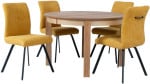 Dining set CHICAGO NEW round table and 4 chairs (10588)