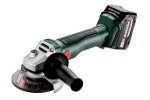 METABO.šlifuoklis KĄT.W 18 L BL 9-125 2x4,0Ah METABOX