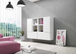 Cama living room furniture set ROCO 19 (4xRO3 + 4xRO6) baltas