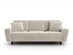 Sofa-lova Micadoni Moghan, 235x100x88 cm, smėlio spalvos