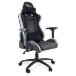 Žaidimų kėdė White Shark Nitro GT Gaming Chair, Juoda-balta