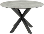 Dining table HEAVEN D119xH75,5cm, pilkas