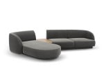 Modulinė sofa Micadoni Miley, pilka