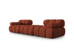 Modulinė sofa Micadoni Bellis, 188x188x64 cm, oranžinė