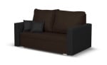 Sofa Eko, juoda/ruda