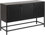 Sideboard NEWCASTLE 125x40xH75cm, juodas