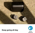 Ausinės Sennheiser Earbuds CX200TW1 True Belaidės, į ausis įkišamos, Juodos