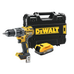 DeWalt XR 18V smūginis suktuvas gręžtuvas, DeWalt [DCD796E1T-XJ] 1x1,7Ah, Li-Ion, POWERSTACK