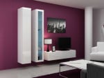 Cama Living room cabinet set VIGO 10 baltas gloss