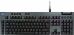 Klaviatūra Logitech G915 X su laidu G KB/Juodas - PAN - EMEA28I-935