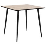 Dining table WILMA 80x80xH75cm, natural