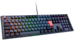 Ducky One 3 Cosmic Mėlyna Klaviatūra žaidimams, RGB LED - MX-Ergo-Clear