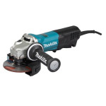 Makita GA5095X01 Kampinis šlifuoklis, 1900 W, 125 mm, SJS², AFT, Svirtinis jungiklis, 11500 min-1, antivibracinė šoninė rankena