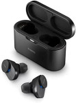 Philips Fidelio true belaidės ausinės T1BK/00, Noise Cancelling Pro+, Natural Fidelio sound, Wind-noise reduction, Universal fit, Juodas