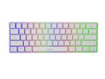 Genesis | THOR 660 RGB | White | Mechanical Gaming Keyboard | Wireless | RGB LED light | US | Bluetooth | USB Type-C | 588 g | Gateron Brown