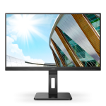 AOC | Monitor | U27P2 | 27 " | IPS | UHD | 16:9 | 60 Hz | 4 ms | 3840 x 2160 | 350 cd/m² | Headphone out (3.5mm) | Black | Warranty 36 month(s)