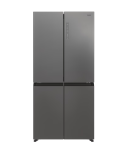 Candy Refrigerator | CFQQ5T817EPS | Energy efficiency class E | Free standing | Side by side | Height 181.5 cm | No Frost system | Fridge net capacity 311 L | Freezer net capacity 156 L | Display | 35 dB | Silver