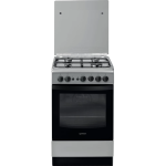 INDESIT Cooker | IS5G1PMX/E/1 | Hob type Gas | Oven type Gas | Stainless steel | Width 50 cm | Grilling | Depth 60 cm | 59 L