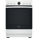 INDESIT | Cooker | IS67V8CHW/E | Hob type Vitroceramic | Oven type Electric | White | Width 60 cm | Grilling | Depth 60 cm | 69 L