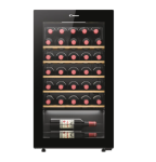 Candy Wine Cooler | 438063 | Energy efficiency class G | Free standing | Bottles capacity 34 | Black