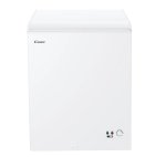 Candy | Freezer | CCHH 145E | Energy efficiency class E | Chest | Free standing | Height 84.5 cm | Total net capacity 137 L | White