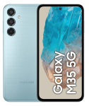 Samsung Galaxy | M35 (M356) | Light Blue | 6.6 " | Super AMOLED | 1080 x 2340 pixels | Exynos | Internal RAM 6 GB | 128 GB | Dual SIM | 5G | Main camera resolution 50+8+5 MP | Secondary camera resolution 13 MP | Android | 14 | 6000 mAh