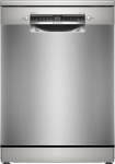 Dishwasher | SMS4EMI06E | Free standing | Width 60 cm | Number of place settings 14 | Number of programs 6 | Energy efficiency class B | Display | AquaStop function | Silver inox