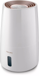 Philips | HU3916/10 | Humidifier | 25 W | Water tank capacity 3 L | Suitable for rooms up to 45 m² | NanoCloud technology | Humidification capacity 300 ml/hr | White/Rose gold