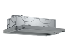 Bosch | Hood Serie 4 | DFL064A52 | Telescopic | Energy efficiency class A | Width 60 cm | 270 m³/h | Push Buttons | LED | Silver