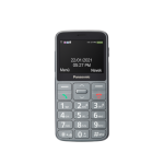 Panasonic | KX-TU160 | Easy Use Mobile Phone | Grey | 2.4 " | TFT-LCD | Bluetooth | USB version USB-C | Built-in camera | Main camera resolution 0.3 MP