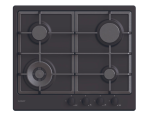 Candy Hob | CHG6BFB4WB | Gas | Number of burners/cooking zones 4 | Knobs | Black