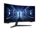 Samsung | Curved Monitor | LC34G55TWWPXEN | 34 " | VA | UWQHD | 21:9 | 165 Hz | 1 ms | 3440 x 1440 | 250 cd/m² | HDMI ports quantity 1 | Black | Warranty 24 month(s)