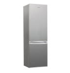 Candy Refrigerator | CCG1S 518EX | Energy efficiency class E | Free standing | Combi | Height 179.4 cm | Fridge net capacity 188 L | Freezer net capacity 64 L | 41 dB | Stainless Steel