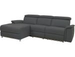 Sofa-reglaineris Loft24, pilka