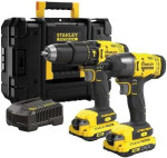 Stanley ST Rinkinys V20 SFMCK465D2T (SFMCD711 + SFMCF800) 2x2,0Ah TSTAK