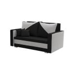 Sofa-lova Bellezza Asto1, juoda/sidabrinė