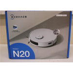 Išparduodama. Ecovacs DEEBOT N20 Floor Cleaning Robot with precise mapping and navigation technology (TrueMapping 2.0), OZMO mopping system, Whi | Ecovacs | Floor Cleaning Robot | DEEBOT N20 | Wet&Dry | Operating time (max) 300 min | 5200 mAh | Dust capacity 0.4 L | 8000 Pa | Baltas | PAŽEISTA PAKUOTĖ, USED AS DEMO