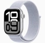 Išmanusis laikrodis - Apple Watch Series 10 42MM Silver Aluminium Case with Denim Sport Band S/M GPS