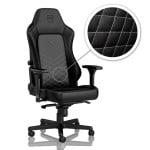 Žaidimų kėdė Noblechairs HERO PU-Leather Gaming Chair, Juoda-balta