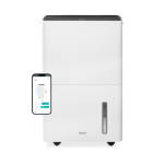 Sausintuvas Duux Smart Dehumidifier | Bora | Suitable for rooms iki 40 m² | Vanduo tank capacity 4 L | Baltas