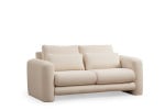 Sofa Asir Lily, 180x97x73 cm, smėlio spalvos