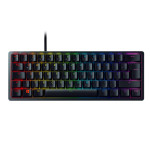 Razer Huntsman Mini Laidinė žaidimų klaviatūra RGB LED, USB, DE, Clicky Optical Violetinė Switch, Juoda