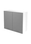 VENTO G-80/72 top cabinet, color: baltas / light pilkas