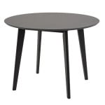 Dining table ROXBY, D105xH76cm, juodas