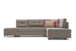 Minkštas kampas Asir Manama Corner Sofa Bed Right, smėlio spalvos