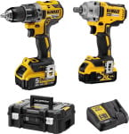 Dewalt įrankių rinkinys Combo XR 18V DCD791 + DCF894 + 2x5.0Ah Li-Ion (DCK2077P2T-QW)