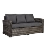 Lauko sofa Geneva III, pilka