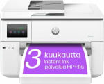 Hewlett Packard (HP) HP OfficeJet Pro 9730e HP+ plataus formato AiO All-in-One Spausdintuvas - A3/A4 spalvotas rašalas, spausdinimas/kopijavimas/nuskaitymas, automatinis dokumentų tiektuvas, automatinis dvipusis, du dėklai, LAN, Wifi, 22 psl. per mėnesį, 250-1500 puslapių (pakeičia OfficeJet Pro 7740)