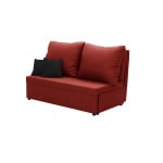 Sofa-lova Belleza Tom, raudona/juoda